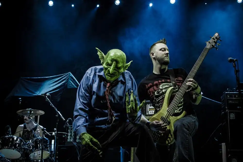 Nekrogoblikon performing on tour